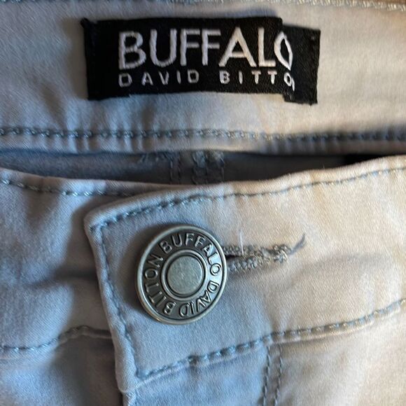 Buffalo David Bitton light blue Daily mid-rise stretch skinny ankle grazer 16/36 - Picture 4 of 11